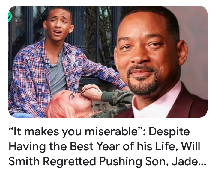 Will Smith Teases Son Jaden For Not Having Any Children on 25th